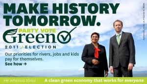 Greens Party Vote billboard