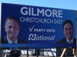 National Aaron Gilmore billboard