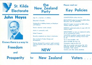 NZ Party 84 Hayes front