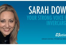 Sarah Dowie - National Party - 2014 General Election - Your Strong Voice For Invercargill - 2014NAT-PRI-LEA-DOW001A-220x150